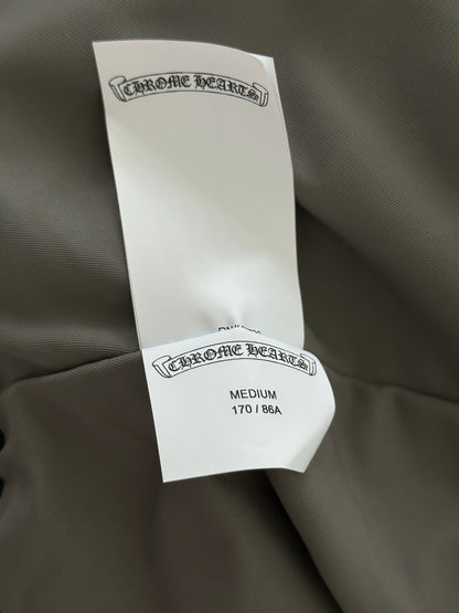 Chrome Hearts Black Nylon Cross Patch Women's Jacket