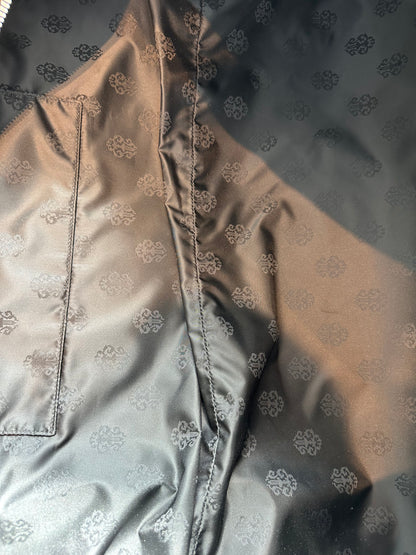 Chrome Hearts Black White & Red Triple Cross Leather Duffel Bag