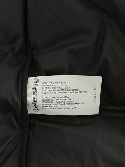 Chrome Hearts Black Cross Jacquard Puffer Vest