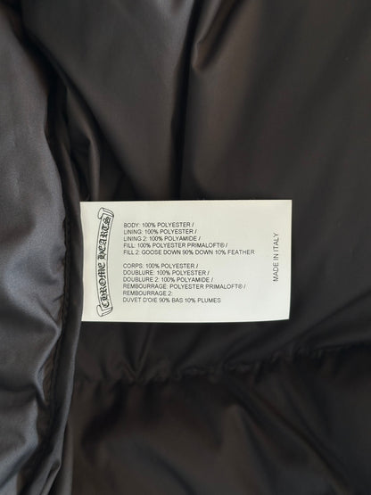 Chrome Hearts Black Cross Jacquard Puffer Jacket
