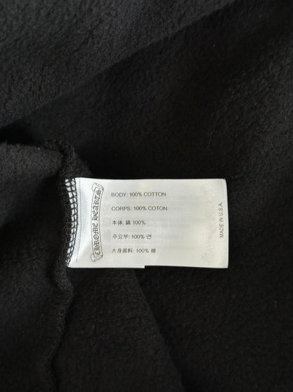 Chrome Hearts Black & Silver Online Exclusive Horseshoe Logo Hoodie