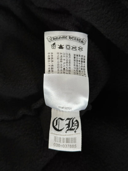 Chrome Hearts Black & Silver Online Exclusive Horseshoe Logo Hoodie