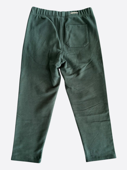 Chrome Hearts Green & White Slo Ride Embroidered Sweatpants