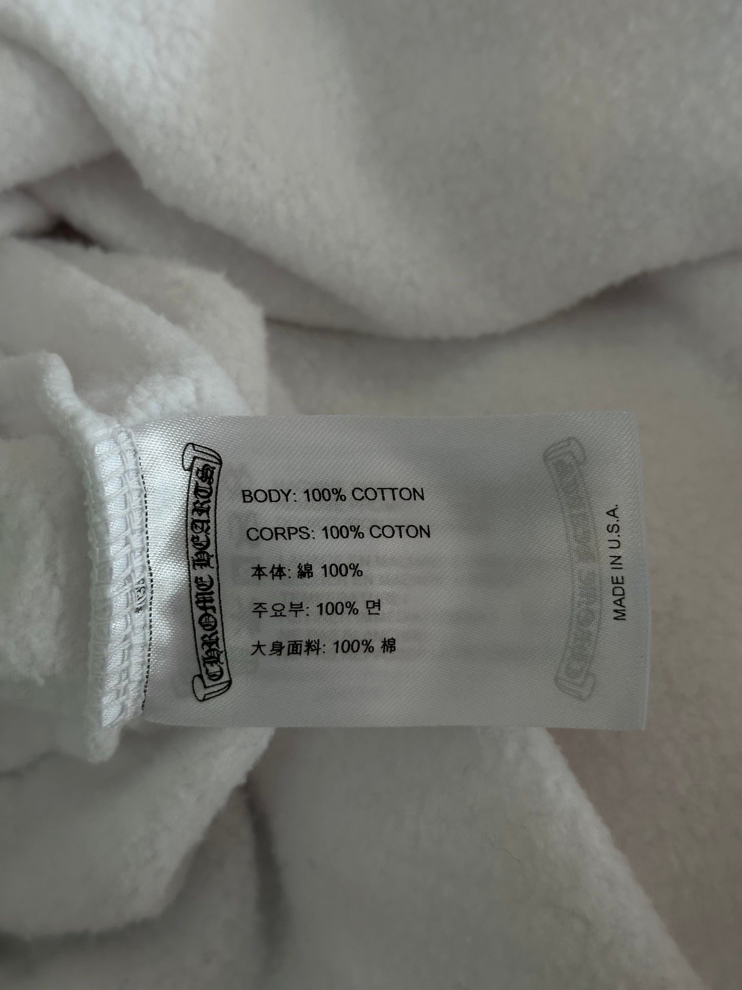 Chrome Hearts White & Blue Rolling Stones Hoodie