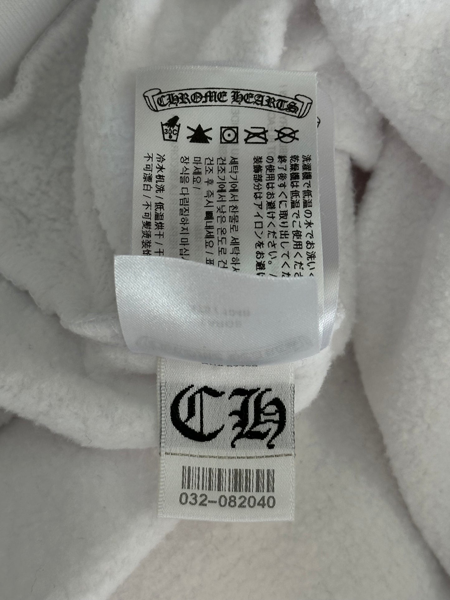 Chrome Hearts White & Blue Rolling Stones Hoodie