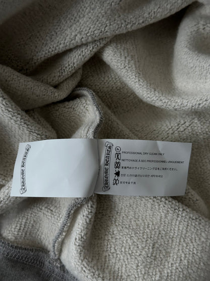 Chrome Hearts Grey & Black Triple Cross Patch Paper Jam Hoodie