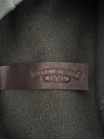 Chrome Hearts Green & White Slo Ride Embroidered Logo Sweater