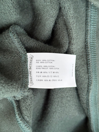 Chrome Hearts Green & White Slo Ride Embroidered Logo Sweater