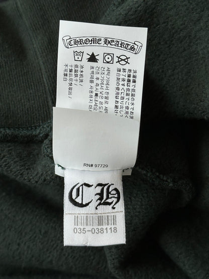 Chrome Hearts Green & White Slo Ride Embroidered Logo Sweater
