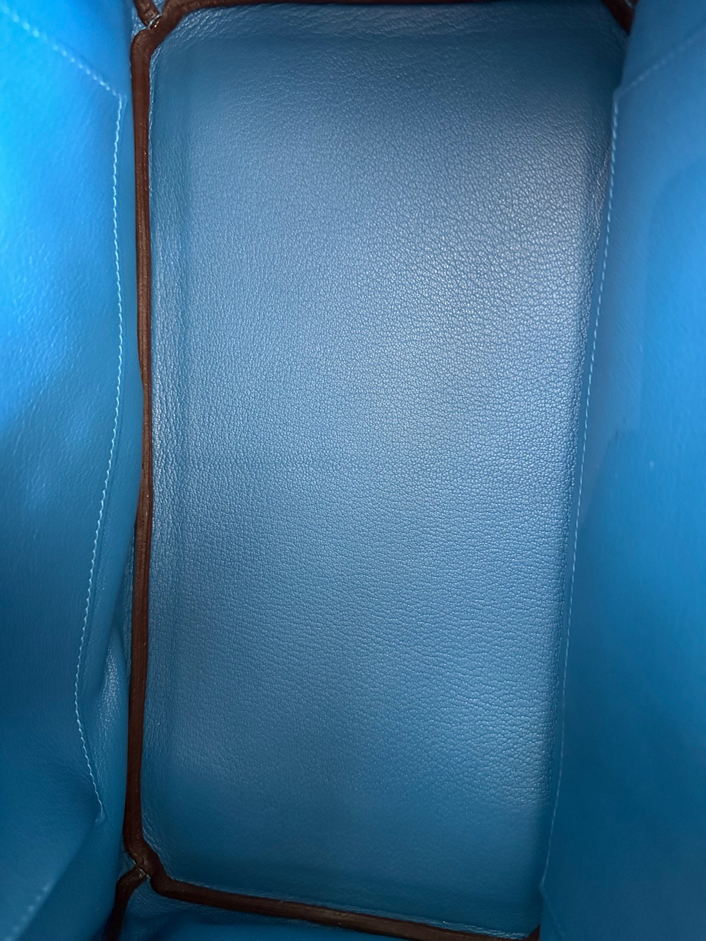 Hermes Blue Hydra Togo Birkin 35