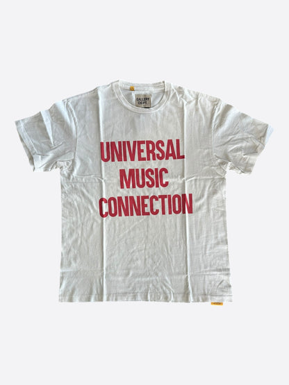 Gallery Dept White & Red Universal Music Connection T-Shirt