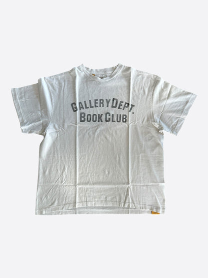 Gallery Dept White & Faded Black Book Club T-Shirt
