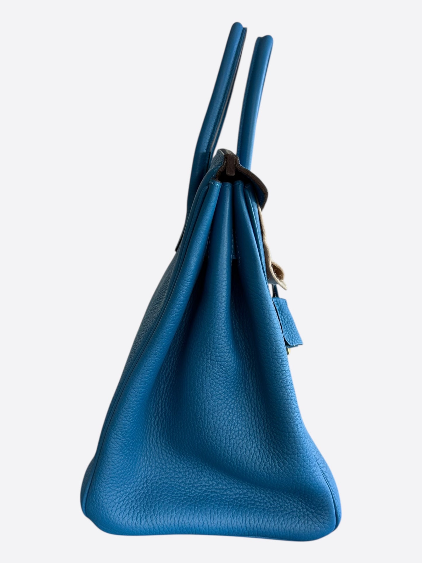 Hermes Blue Hydra Togo Birkin 35