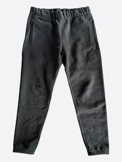 Chrome Hearts Black Triple Cross Patch Paper Jam Sweatpants