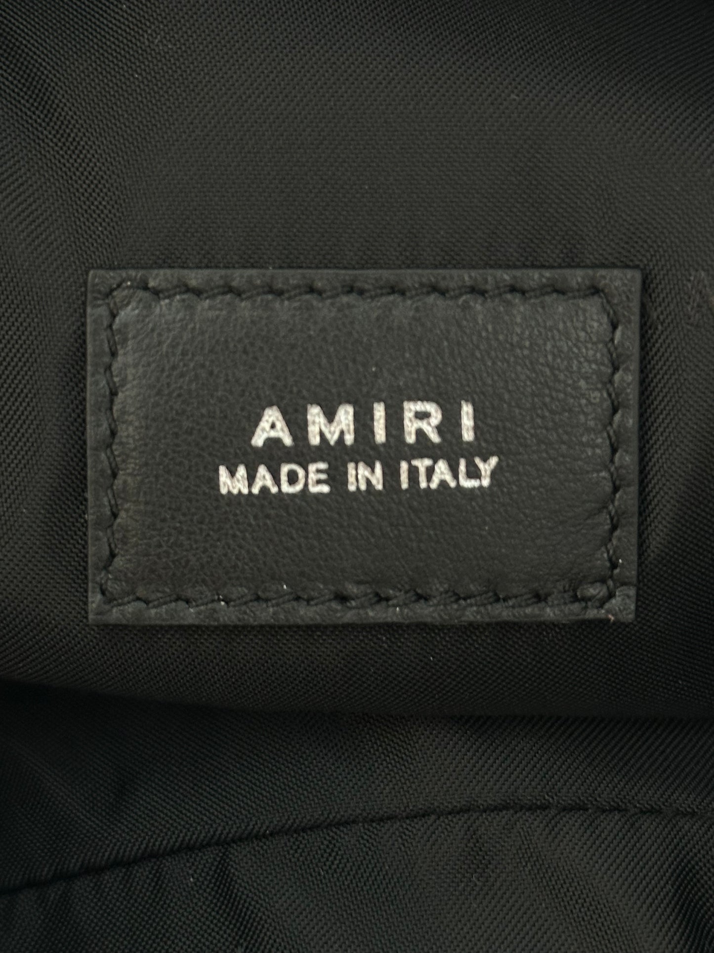 Amiri Wes Lang Beige & Black Checkered Reaper Dopp Kit