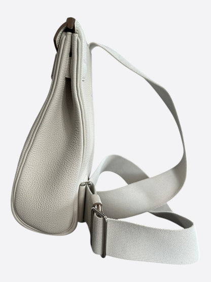 Hermes Light Grey HAC A Dos Crossbody Backpack