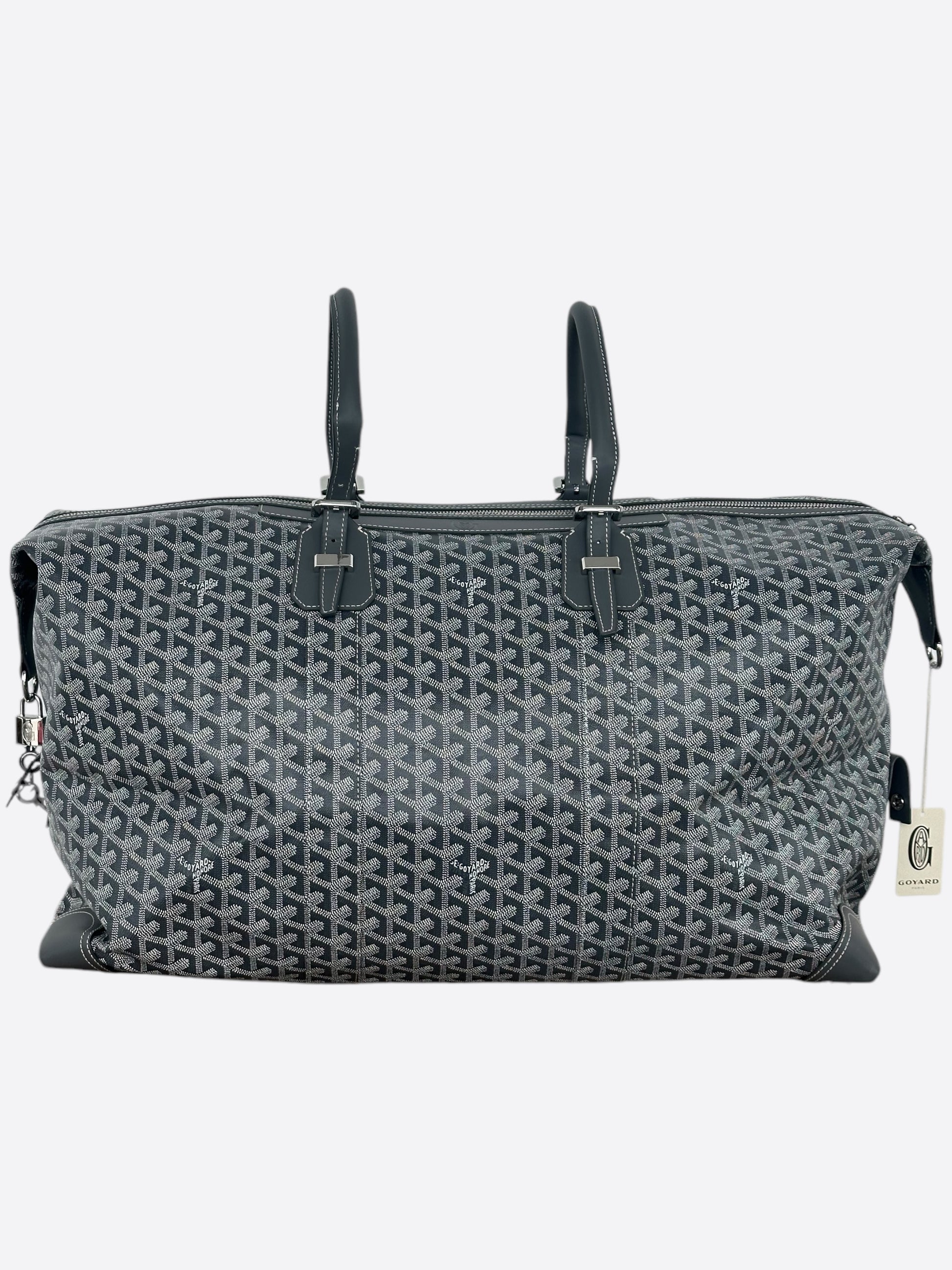 Goyard Duffle Bag Goyard Travel Luggage Goyard Grey Boeing 55