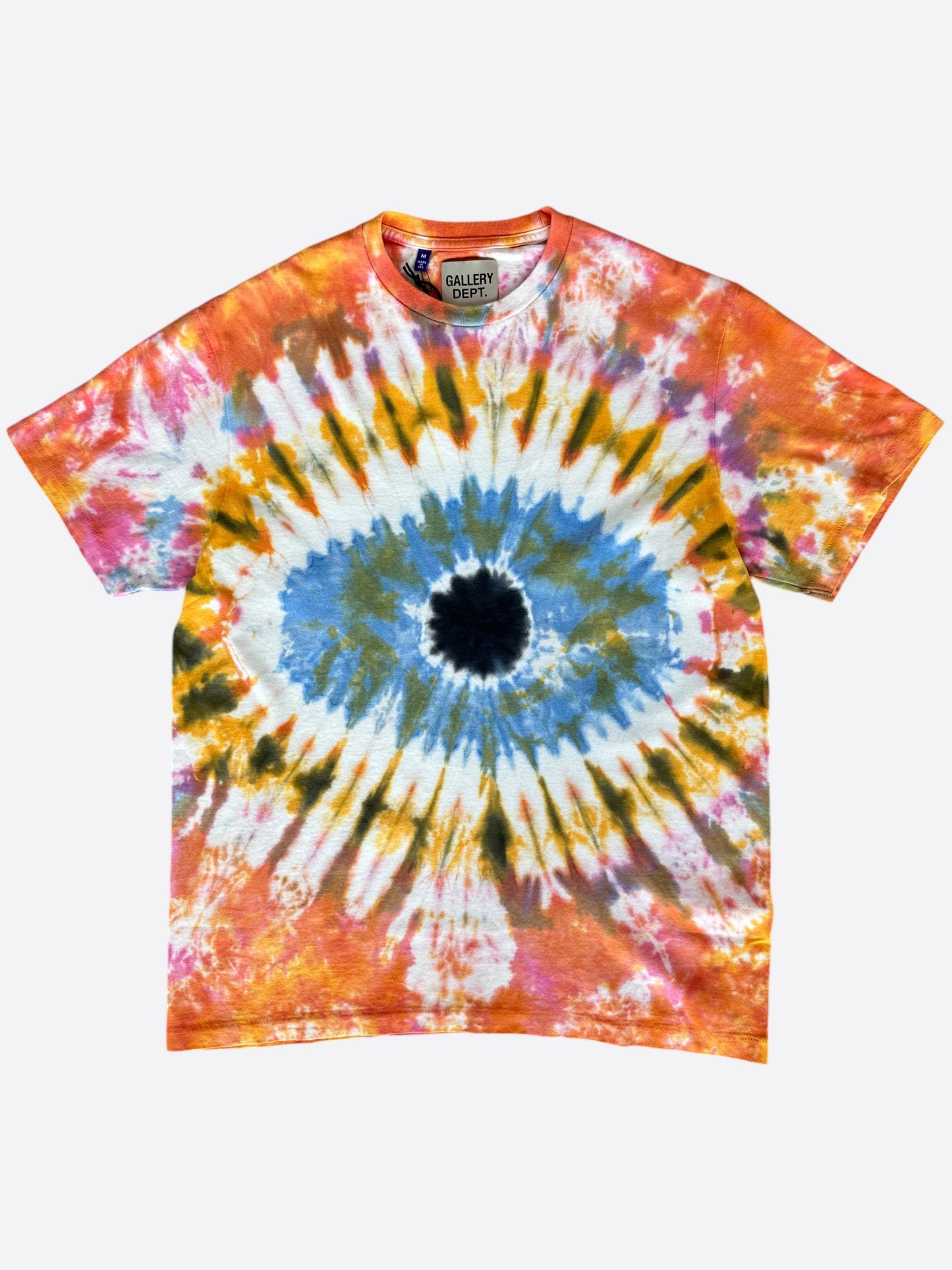 Gallery Dept Multicolor Eye Tie-Dye Glitter Logo T-Shirt