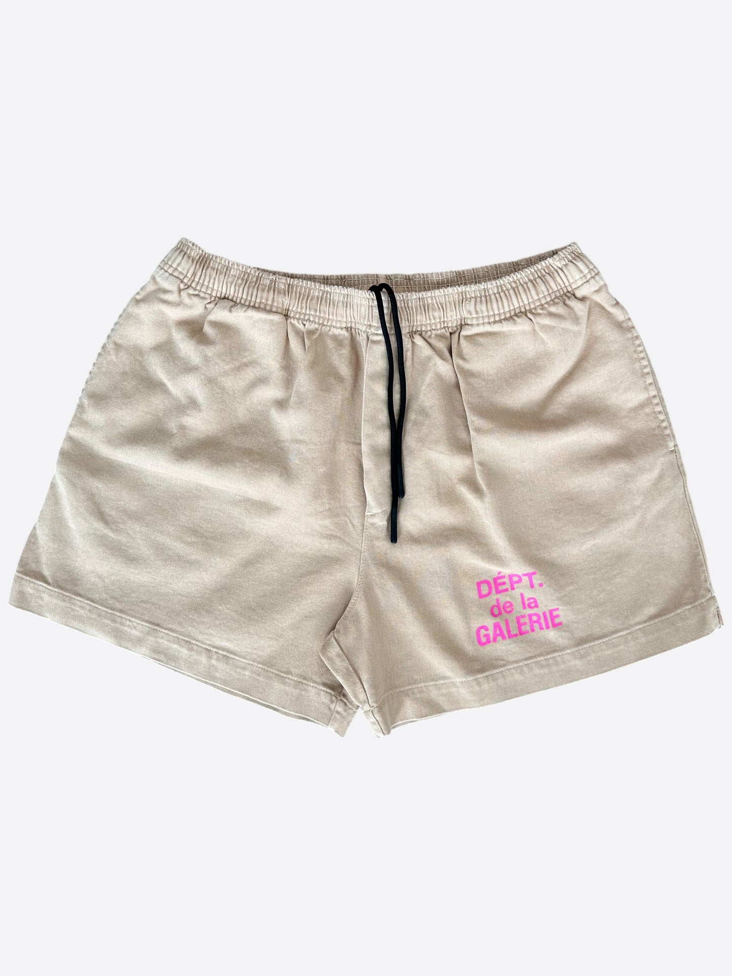 Gallery Dept Cream & Pink French Logo Zuma Shorts