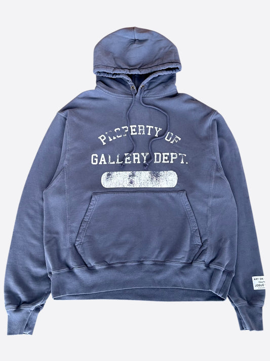 Gallery Dept Navy & White Property Logo Hoodie