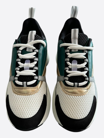 Dior White & Multicolor B22 Sneakers