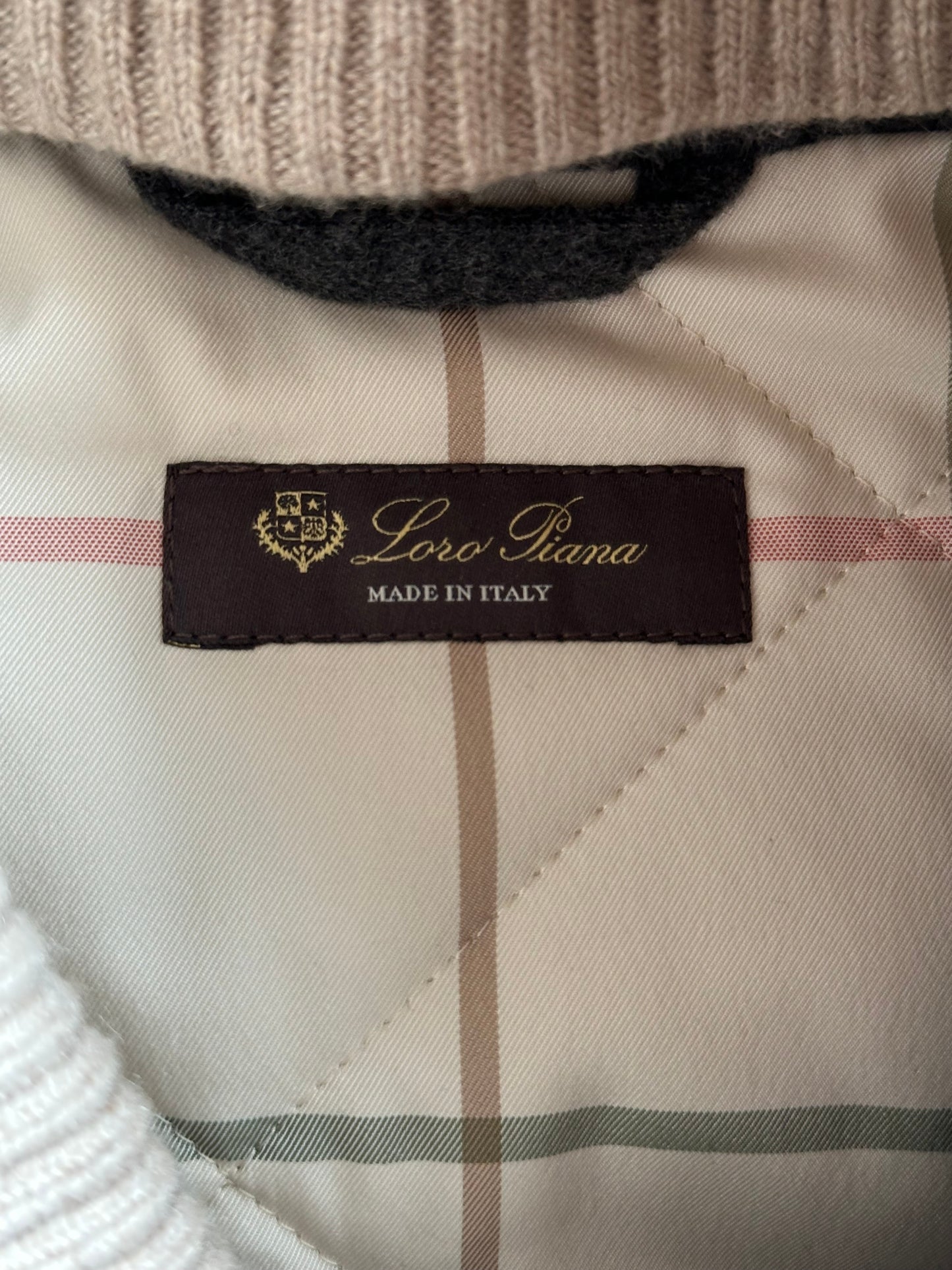 Loro Piana Grey Traveler Cashmere Jacket