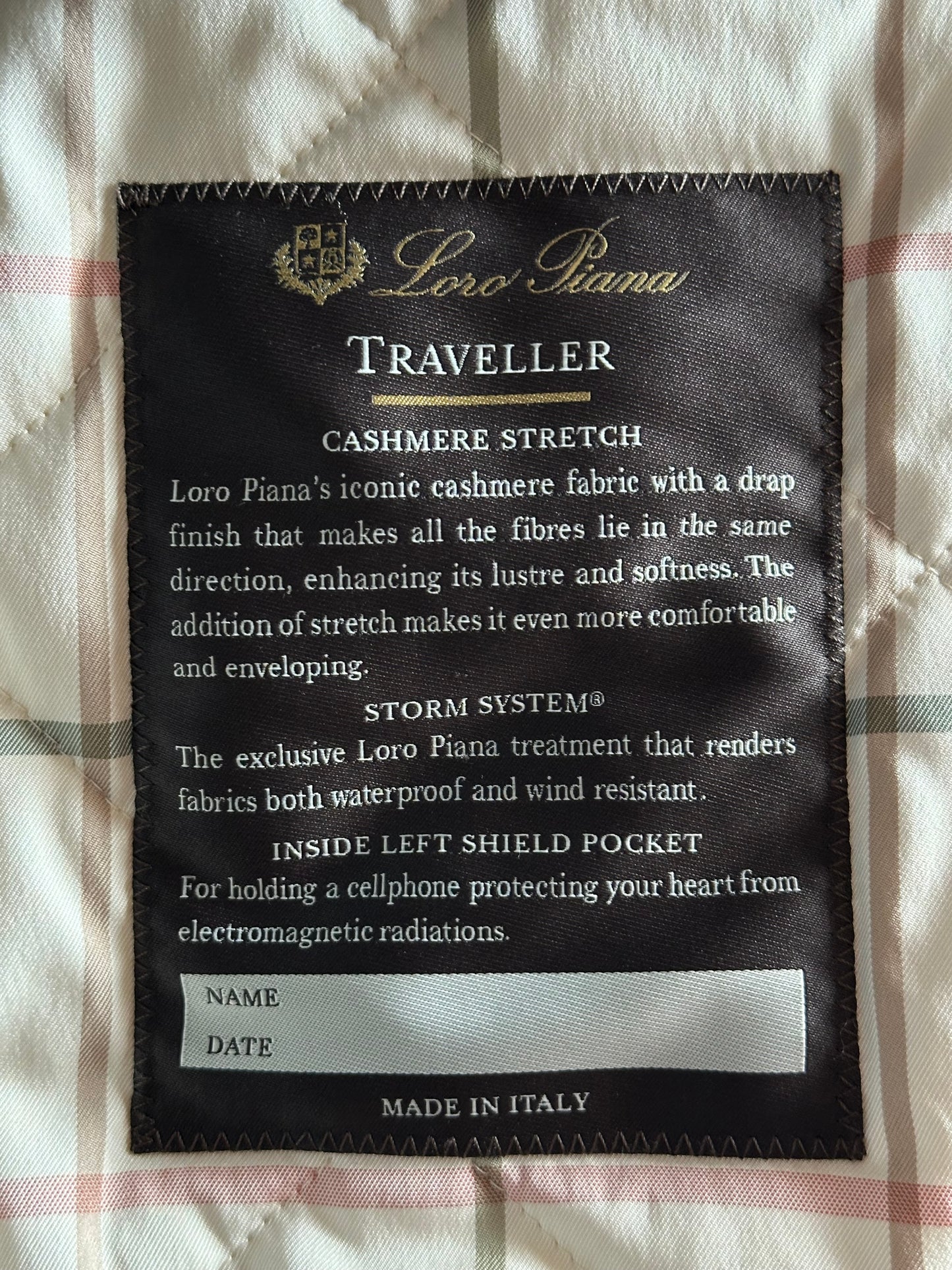 Loro Piana Grey Traveler Cashmere Jacket