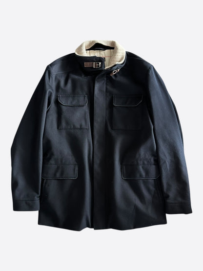 Loro Piana Navy Traveler Cashmere Jacket