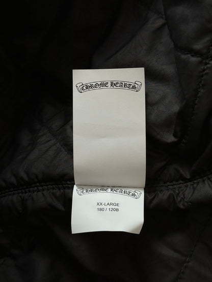 Chrome Hearts Black & White Chicken Varsity Jacket