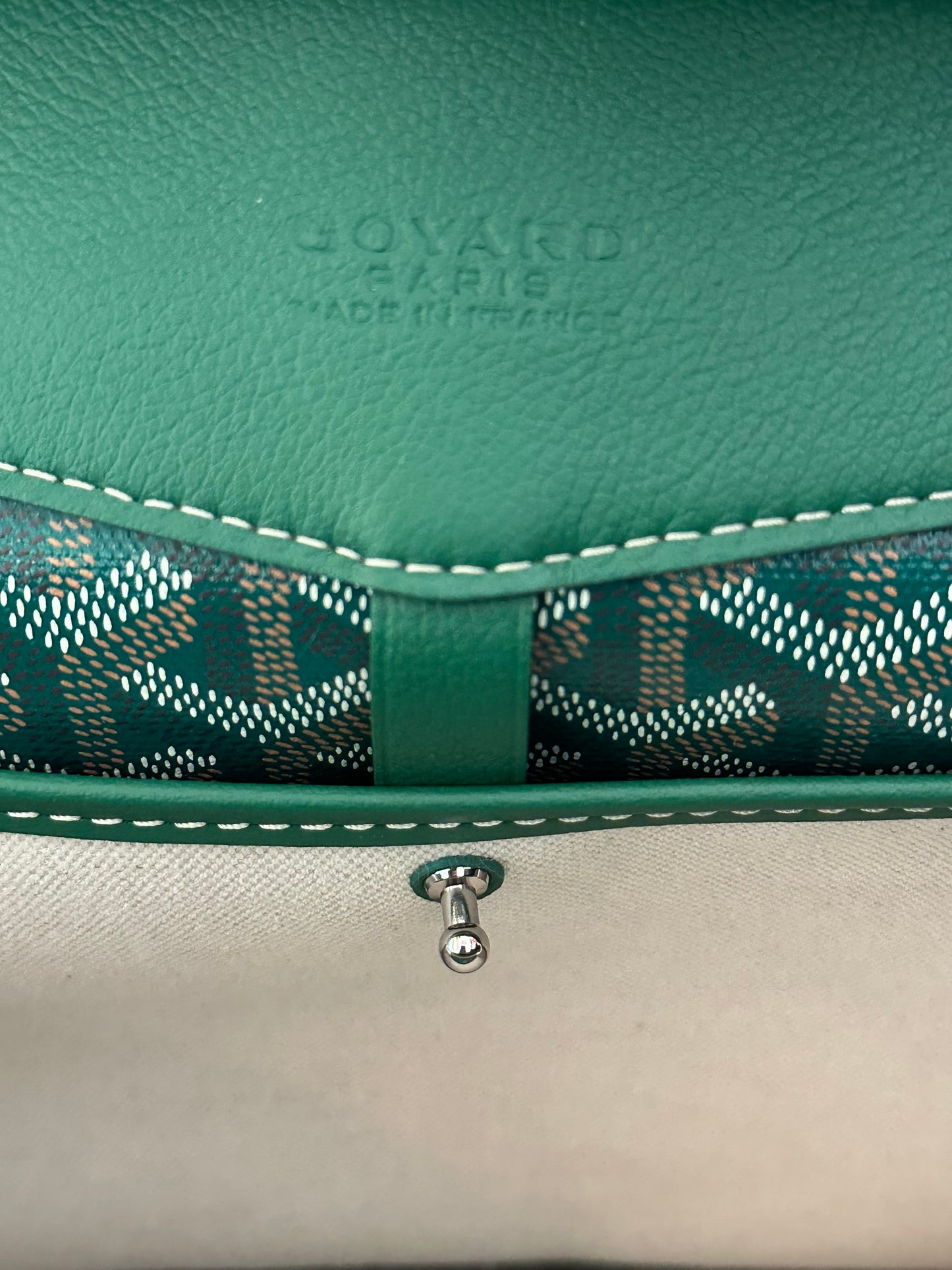 Goyard Green Cisalpin Backpack