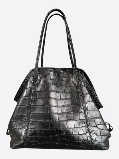 Louis Vuitton Black Crocodile Neverfull MM