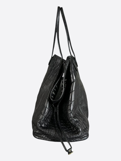 Louis Vuitton Black Crocodile Neverfull MM