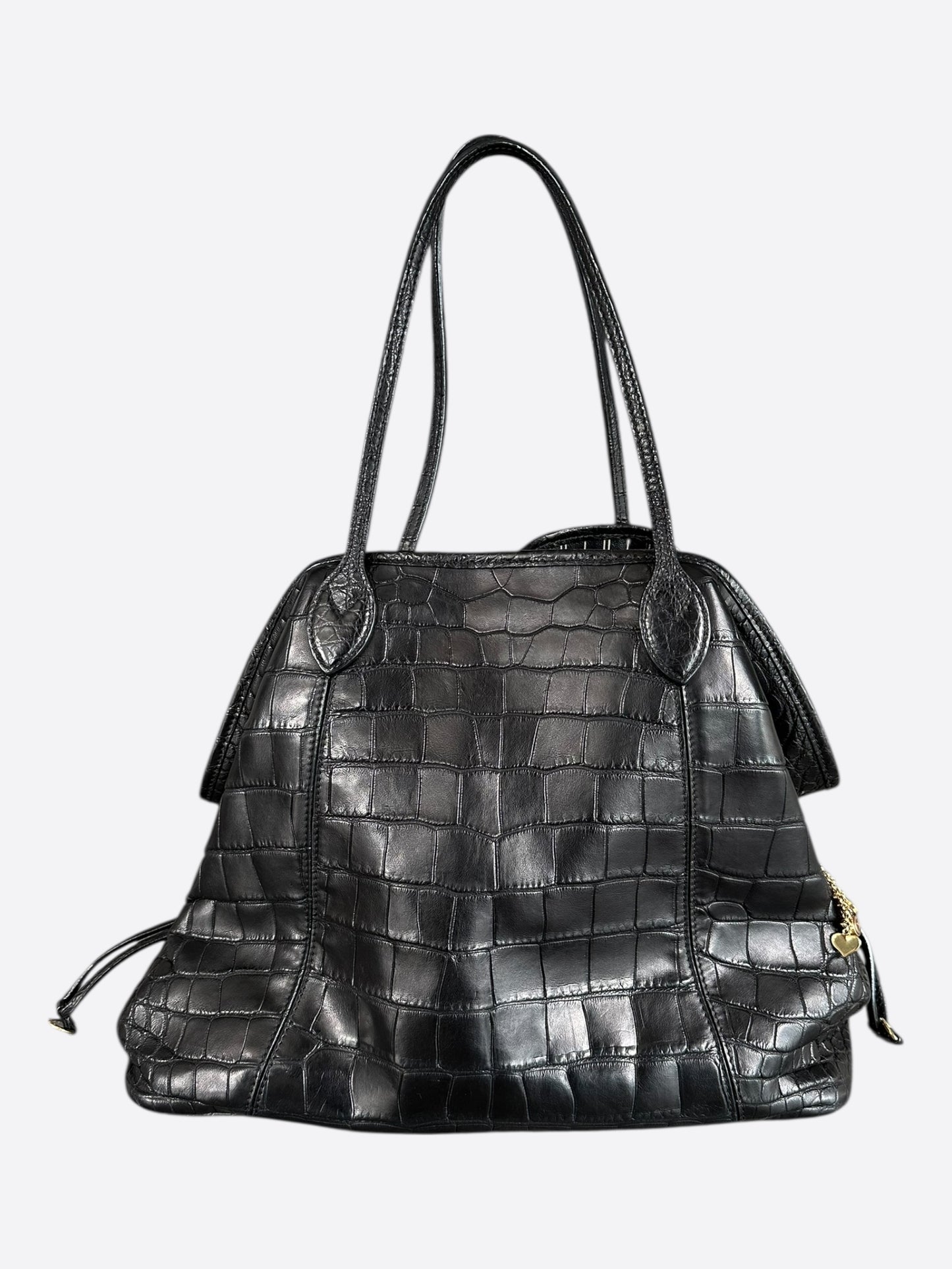 Louis Vuitton Black Crocodile Neverfull MM