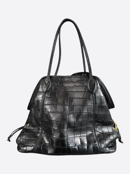 Louis Vuitton Black Crocodile Neverfull MM