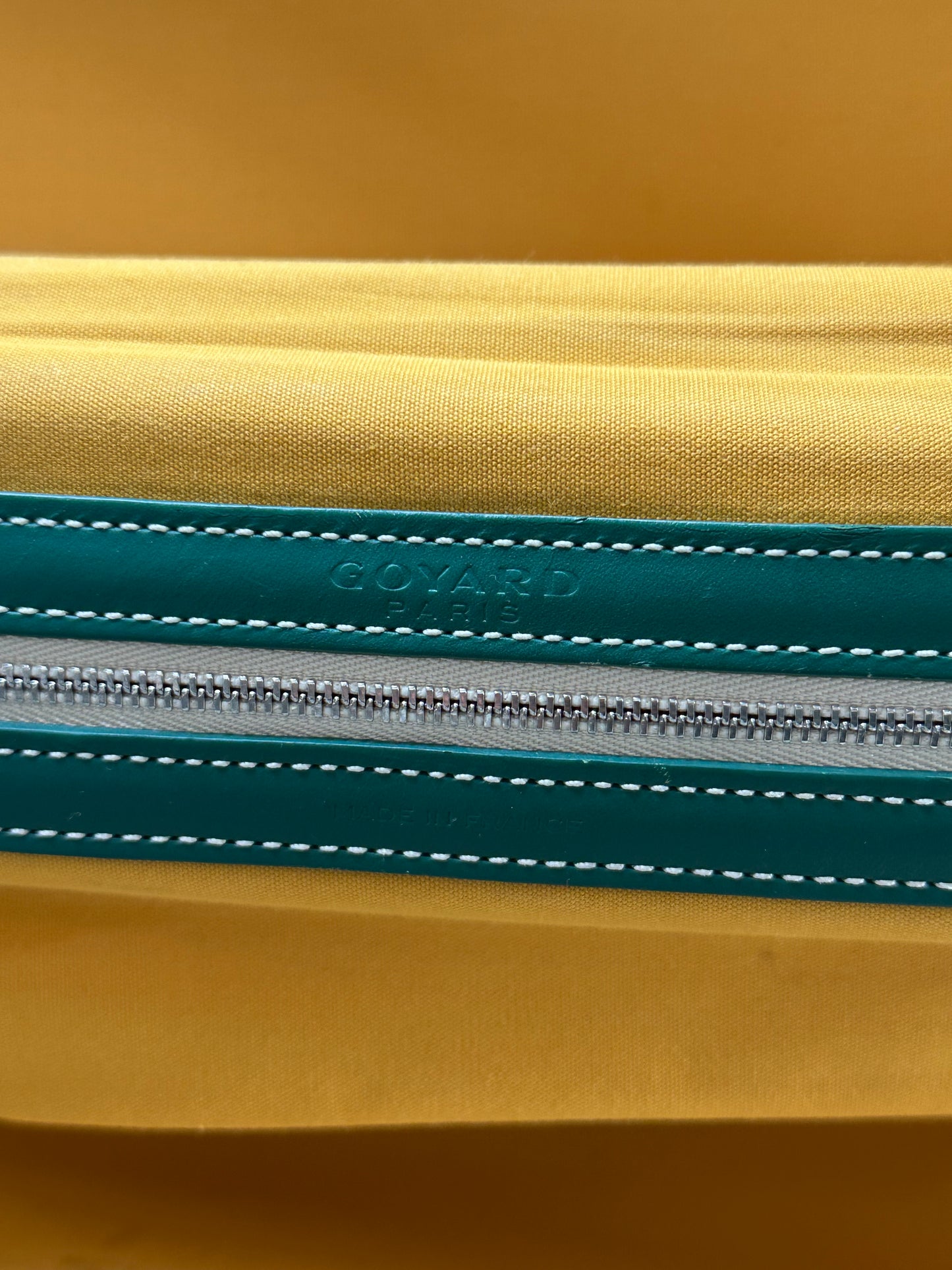 Goyard Green Bourget PM Trolley Case