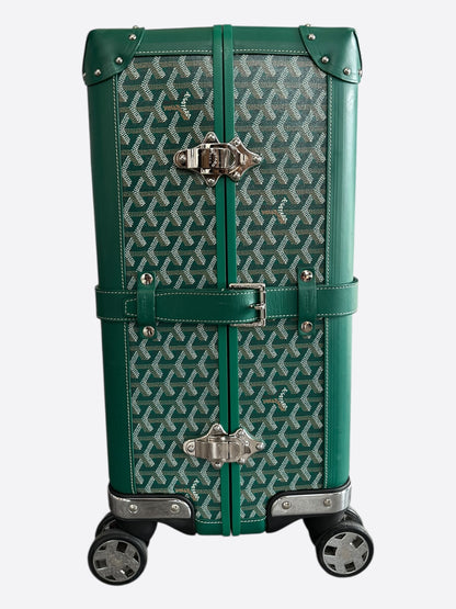 Goyard Green Bourget PM Trolley Case
