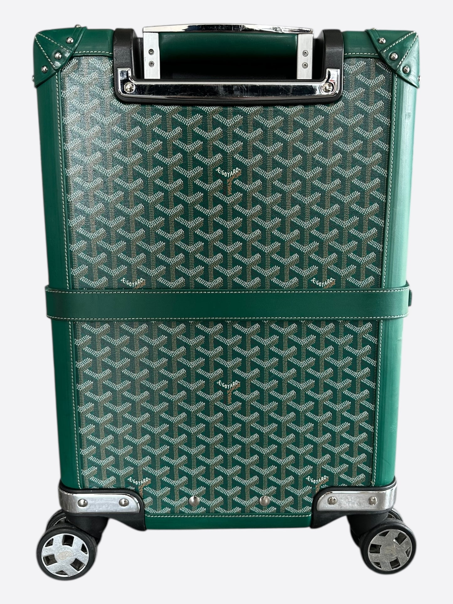 Goyard Green Bourget PM Trolley Case