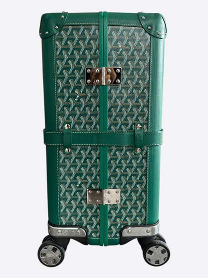 Goyard Green Bourget PM Trolley Case