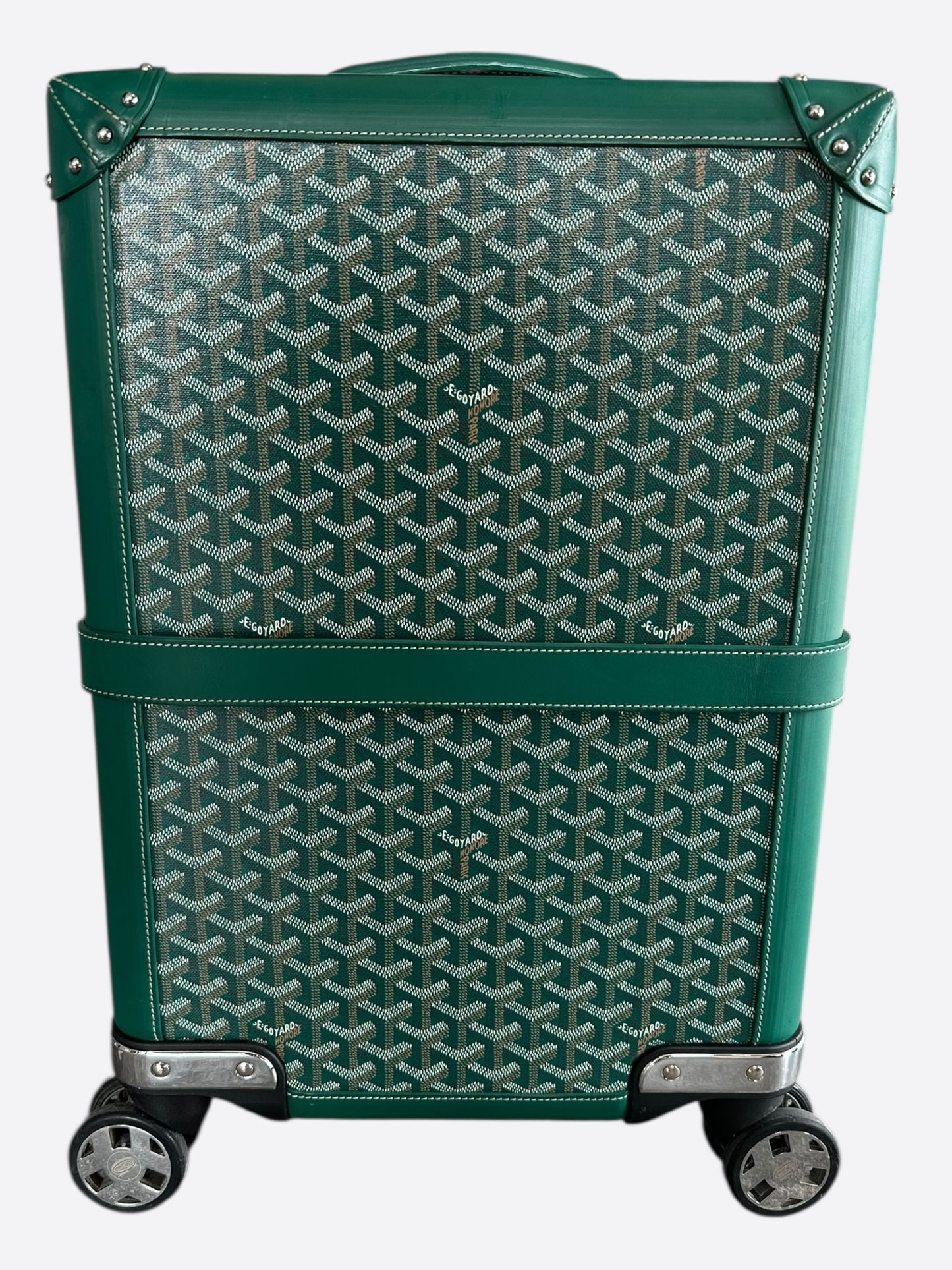 Goyard Green Bourget PM Trolley Case