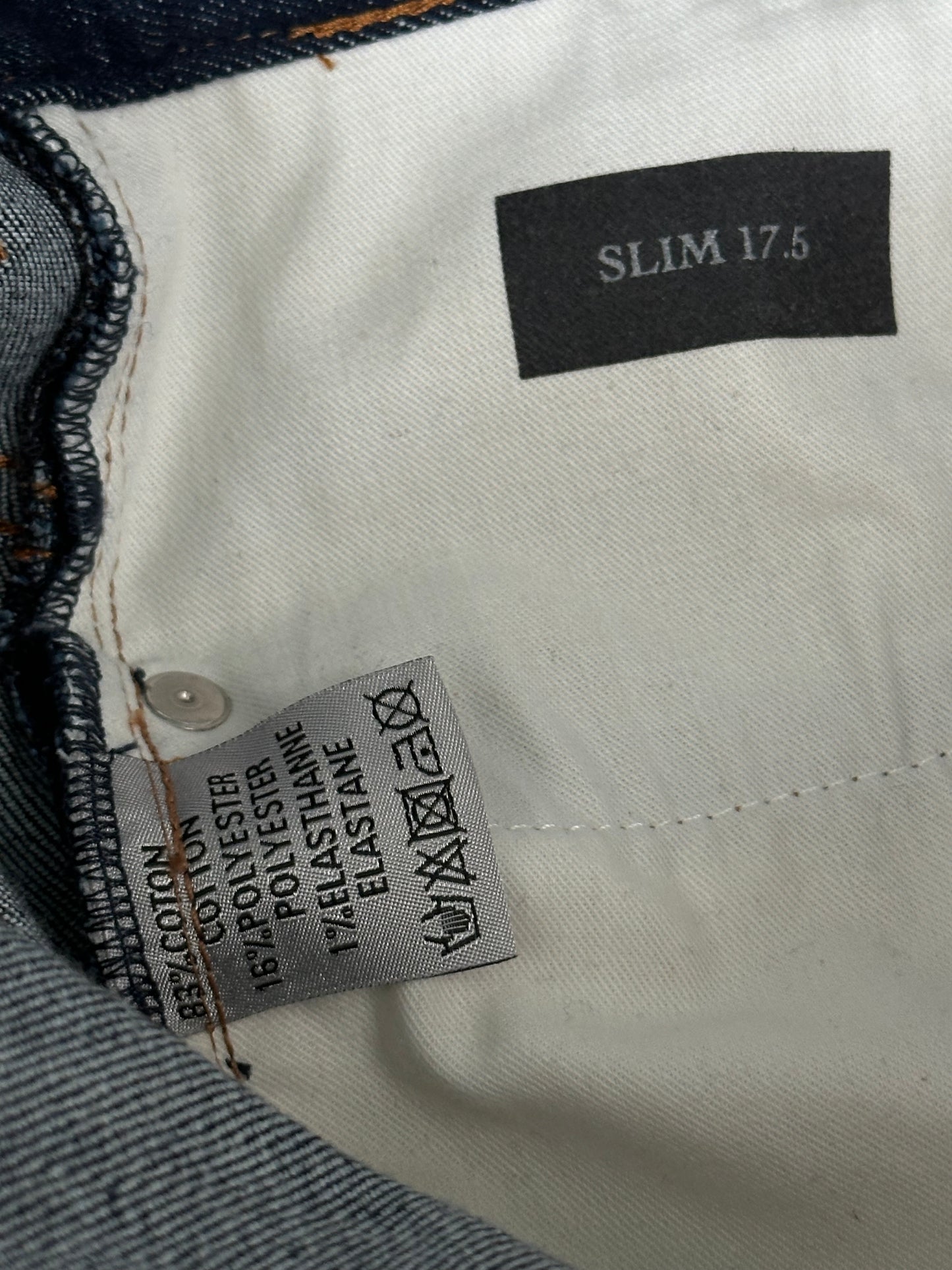 Dior Dark Blue Oblique Slim Jeans