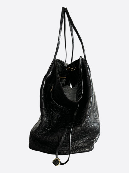 Louis Vuitton Black Crocodile Neverfull MM