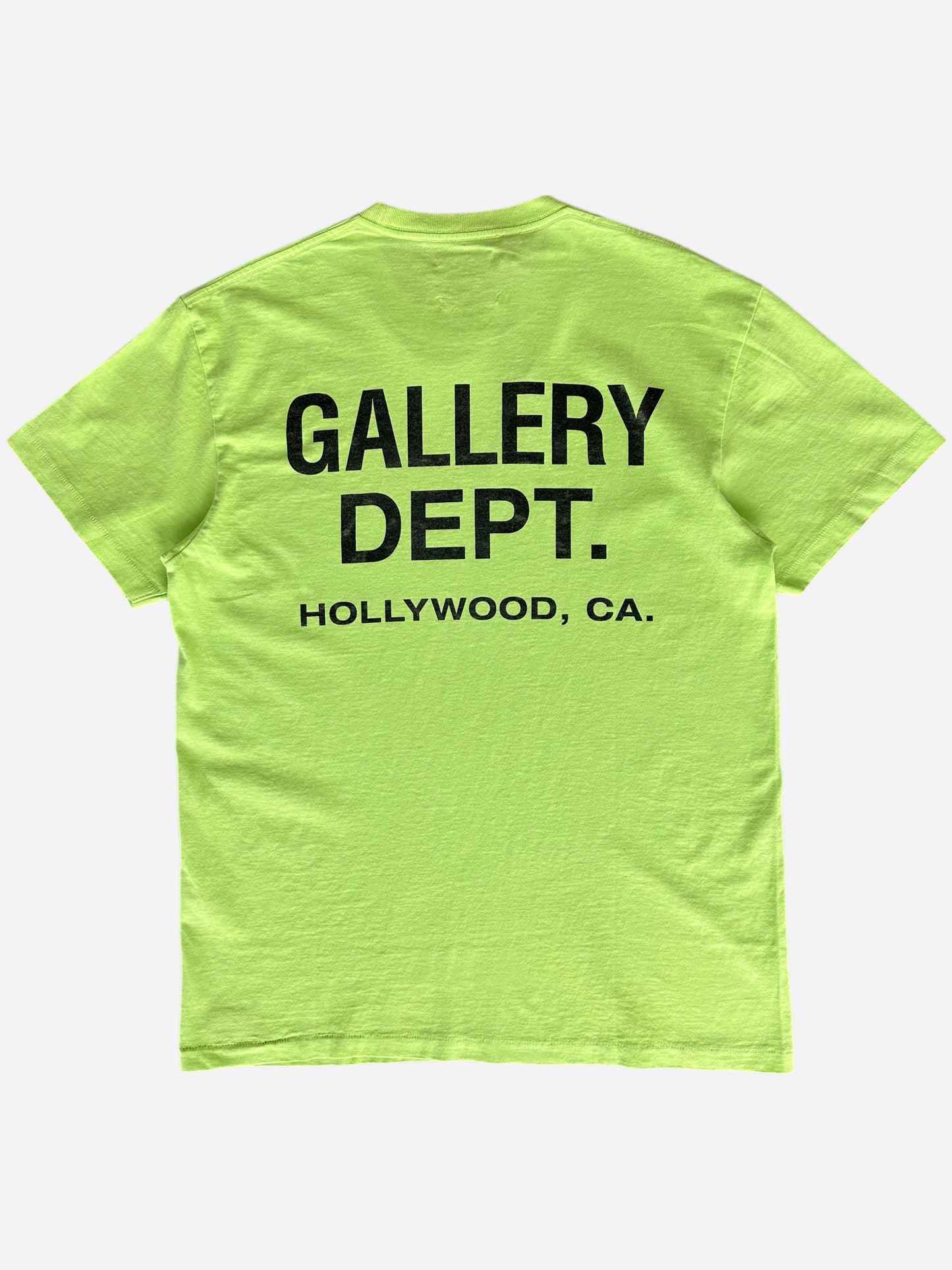 Gallery Dept Green & Black Souvenir Logo T-Shirt