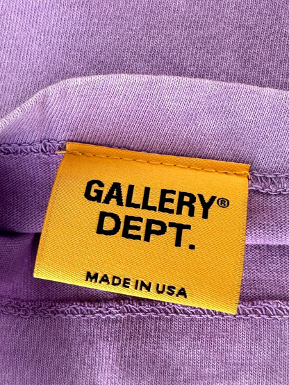 Gallery Dept Purple Paint Splatter Logo T-Shirt