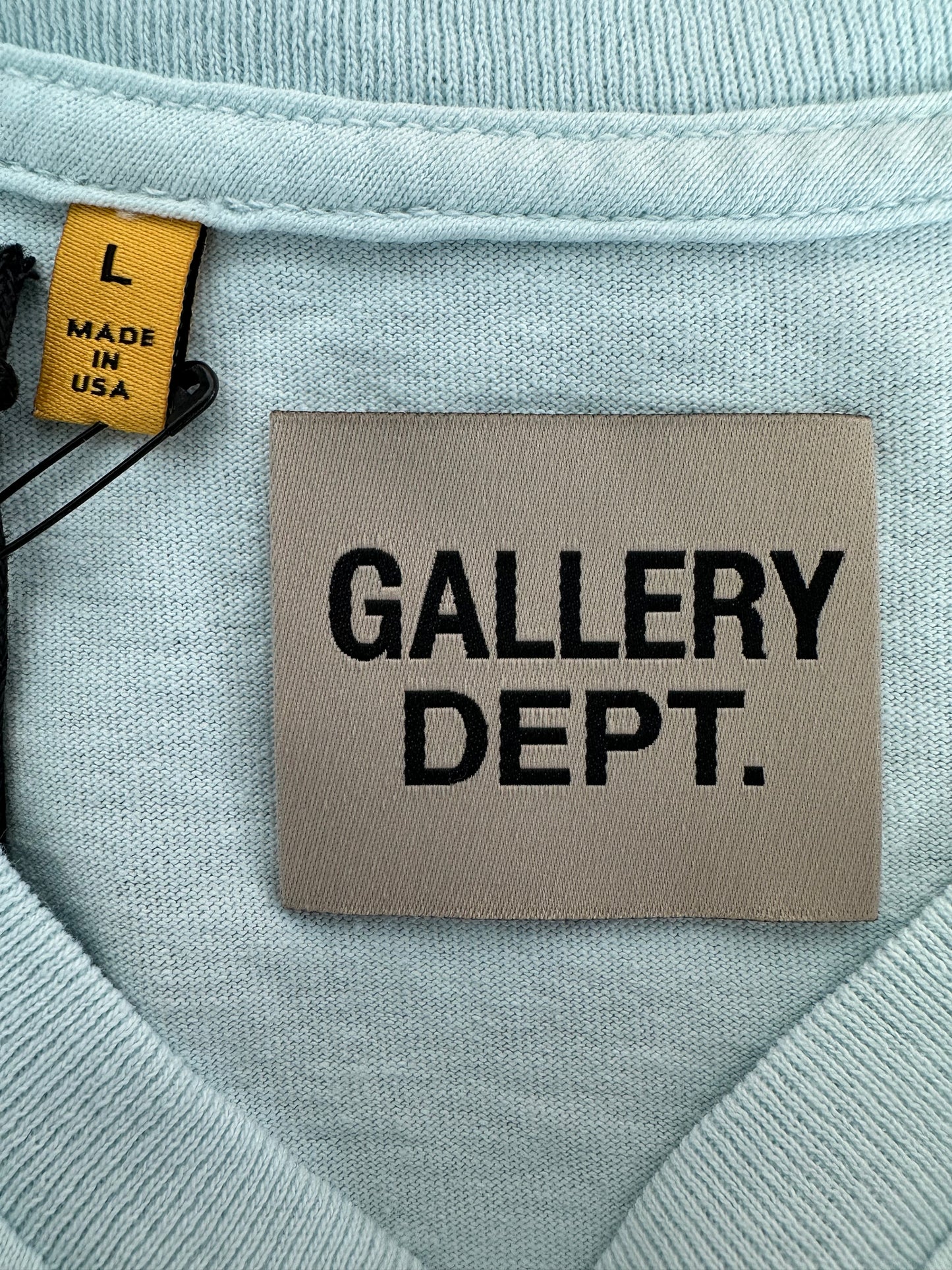 Gallery Dept Light Blue & Navy Art Dept T-Shirt