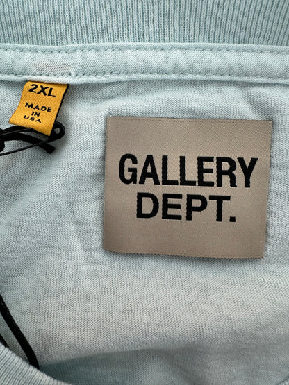 Gallery Dept Light Blue & Navy Art Dept T-Shirt