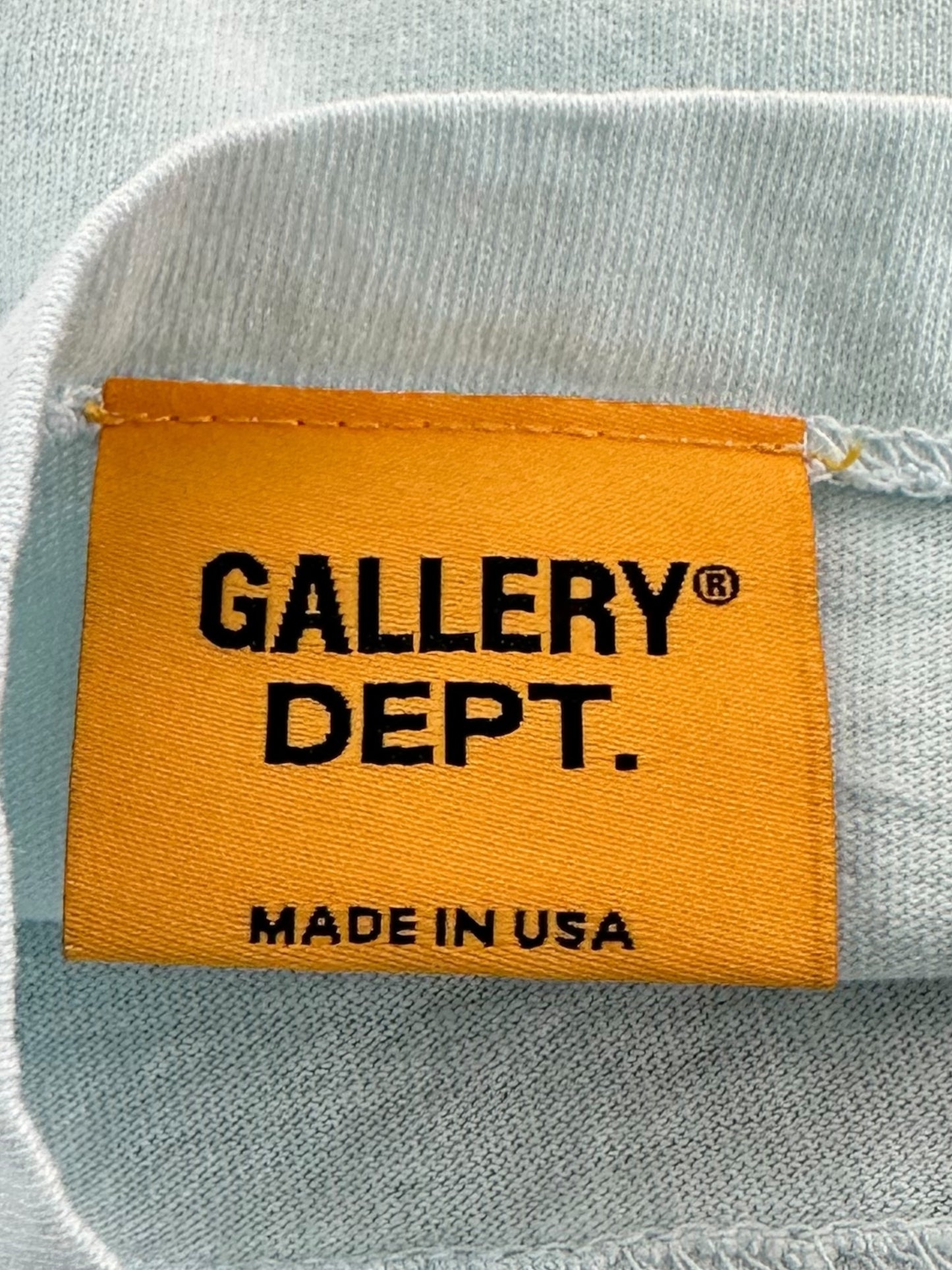 Gallery Dept Light Blue & Navy Art Dept T-Shirt