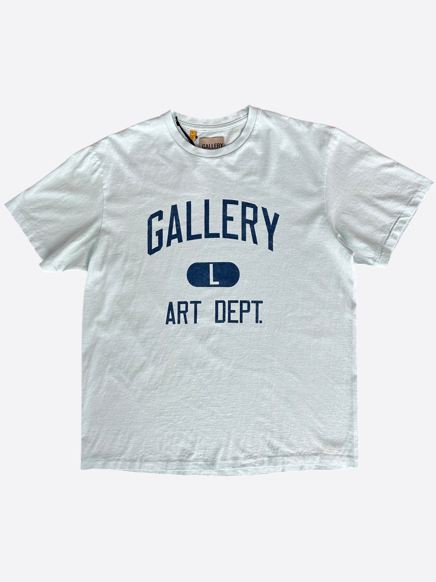 Gallery Dept Light Blue & Navy Art Dept T-Shirt