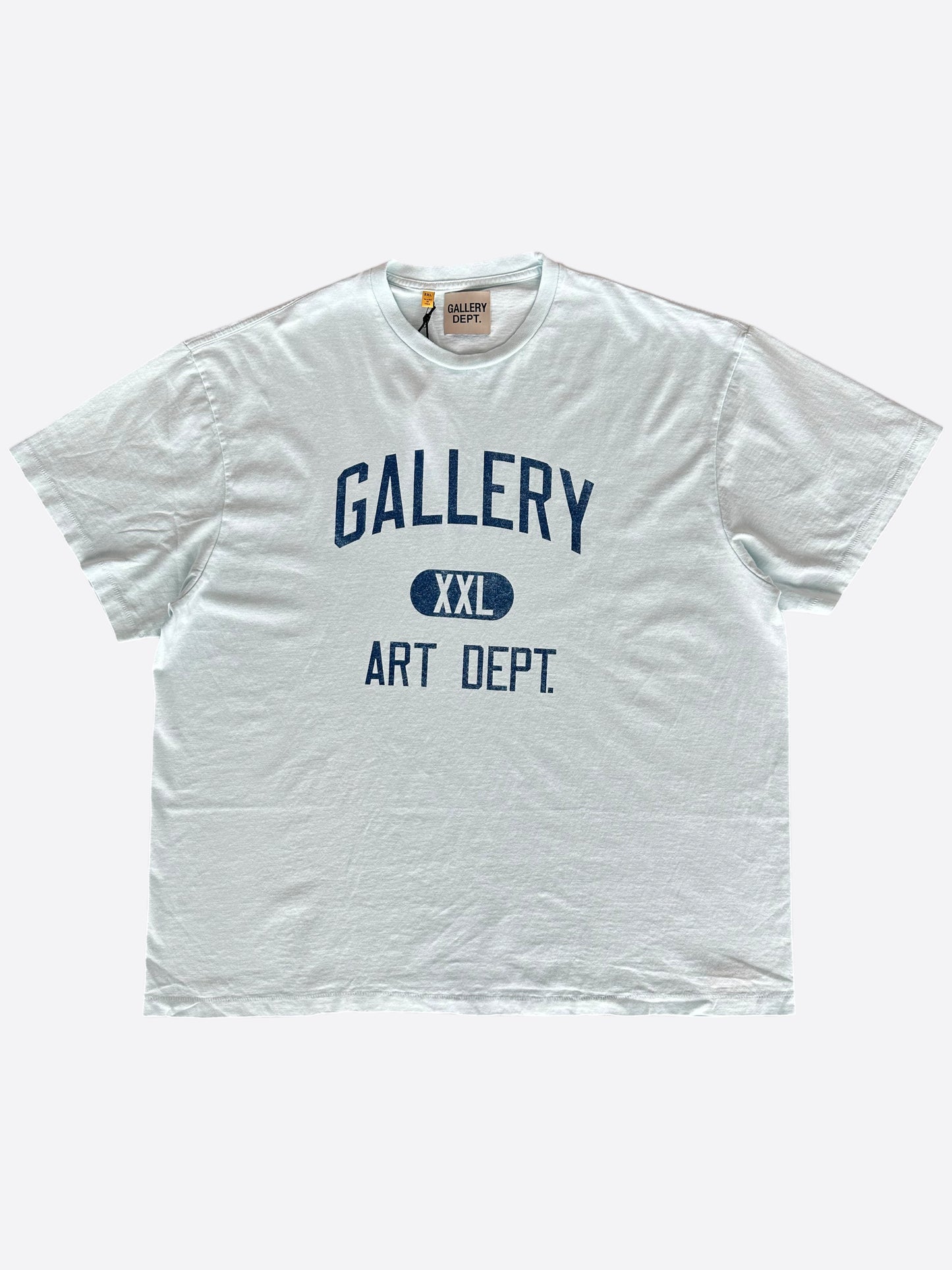 Gallery Dept Light Blue & Navy Art Dept T-Shirt