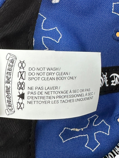 Chrome Hearts Blue & White Cross Patch Hat