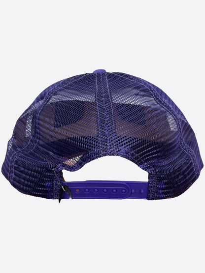 Gallery Dept Purple & White French Logo Trucker Hat